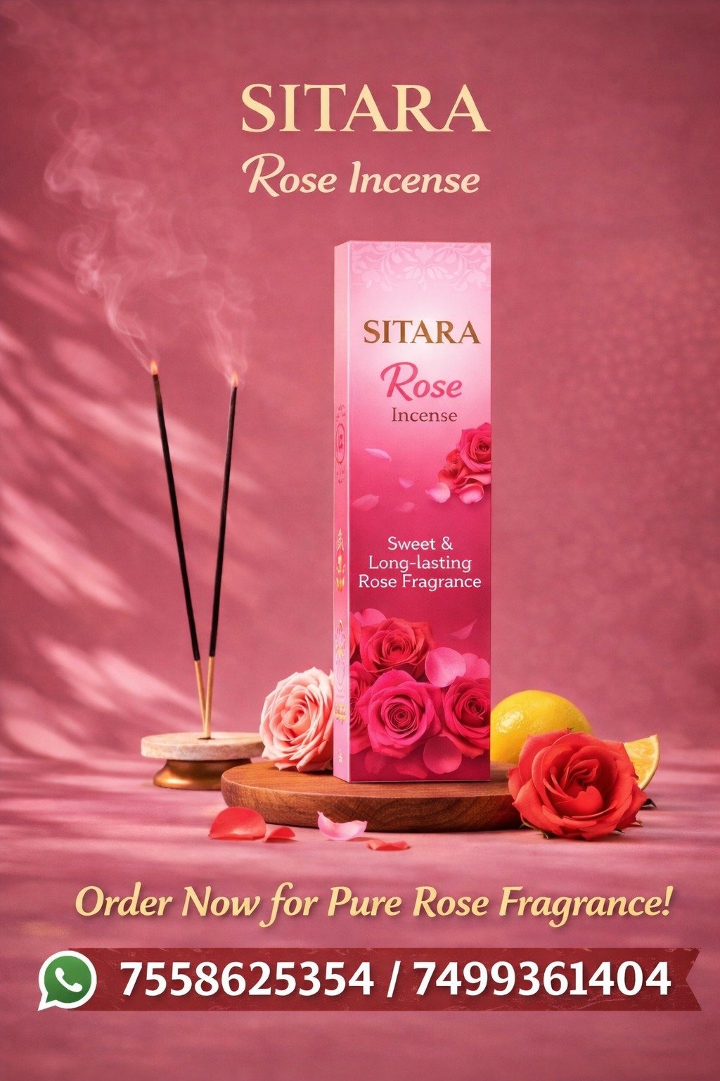 गुलाब अगरबत्ती